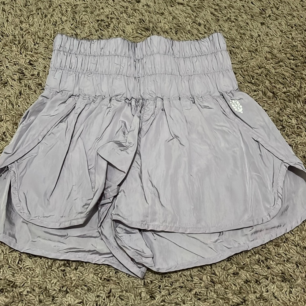 purple free people shorts